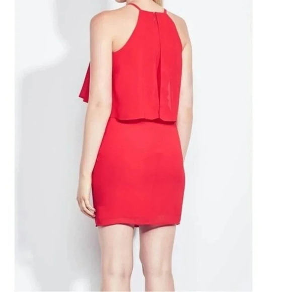 ALI & JAY Tiered Bodice Halter in Red Size M - Picture 3 of 15